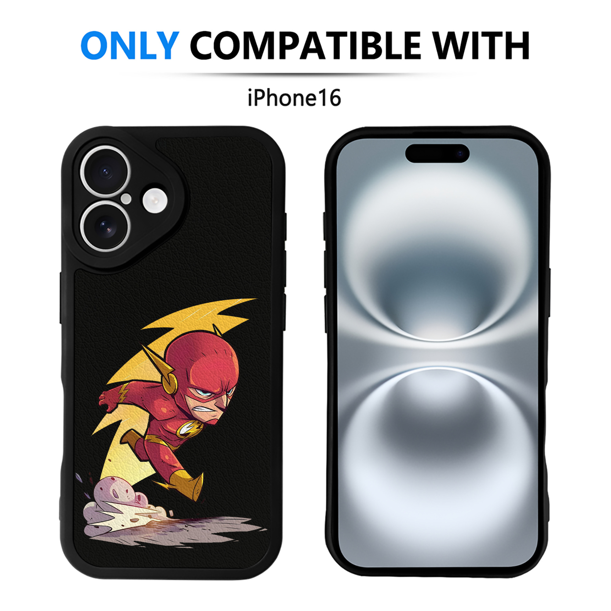 （画像用） アベンジャーズ The Avengers 【iPhone 16シリーズ対応】シリコンスマホケース（レザー調） 材質：シリコン